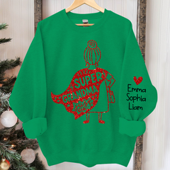 Lofaris Super Grandma Sweatshirt Custom With Kids Gift TH