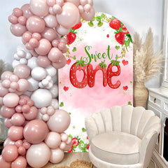 Lofaris Sweet One Girl Birthday Double Sided Arch Backdrop