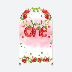 Lofaris Sweet One Girl Birthday Double Sided Arch Backdrop