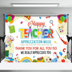 Lofaris Teacher Appecation Week Class Thank You Backdrop