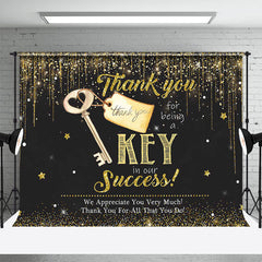 Lofaris Thank You For Being A Key In Our Success Backdrop