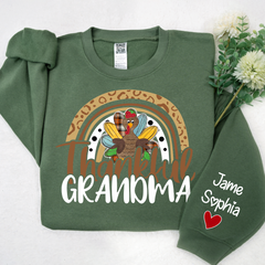 Lofaris Thankful Grandma Mimi Nana Custom Name CTH01 Sweatshirt