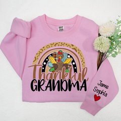 Lofaris Thankful Grandma Mimi Nana Custom Name CTH01 Sweatshirt