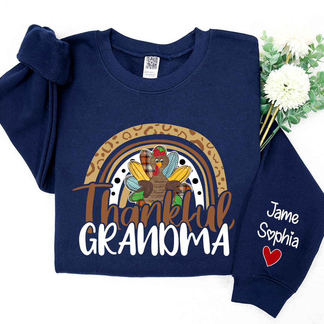 Lofaris Thankful Grandma Mimi Nana Custom Name CTH01 Sweatshirt