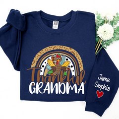 Lofaris Thankful Grandma Mimi Nana Custom Name CTH01 Sweatshirt
