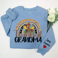 Lofaris Thankful Grandma Mimi Nana Custom Name CTH01 Sweatshirt