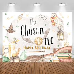 Lofaris The Chosen One Magical Owl Hogwarts Birthday Backdrop