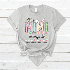 Lofaris This Mimi Belongs To Kids Easter Day Gift T-Shirt