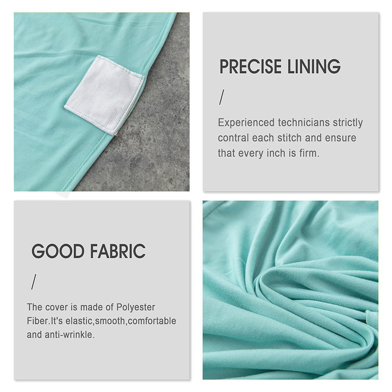 Lofaris Tiffany Blue Stretch Spandex Banquet Chair Slipcovers