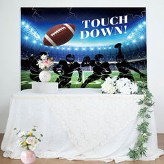 Lofaris Touch Down Football Athlete Stadium Party Backdrop