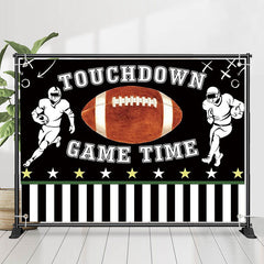 Lofaris Touch Down Rugby Game Time Super Bowel Party Backdrop