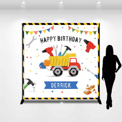 Lofaris Traffic Repair Tools Car Custom Birthday Backdrop