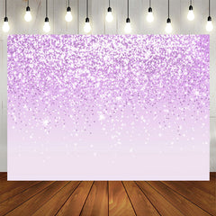 Lofaris Trendy Purple Glitter Light Bokeh Birthday Backdrop