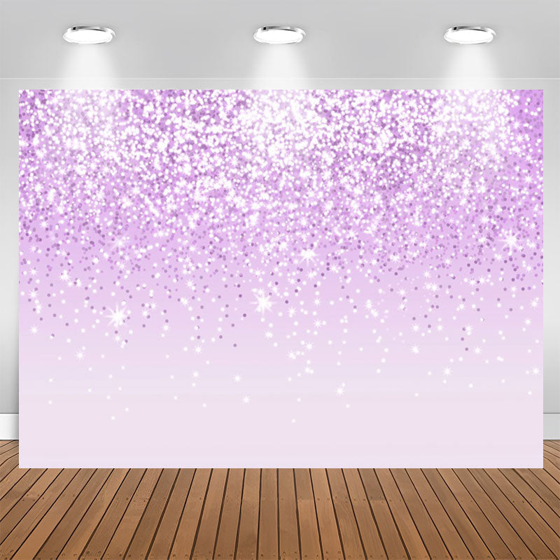 Lofaris Trendy Purple Glitter Light Bokeh Birthday Backdrop