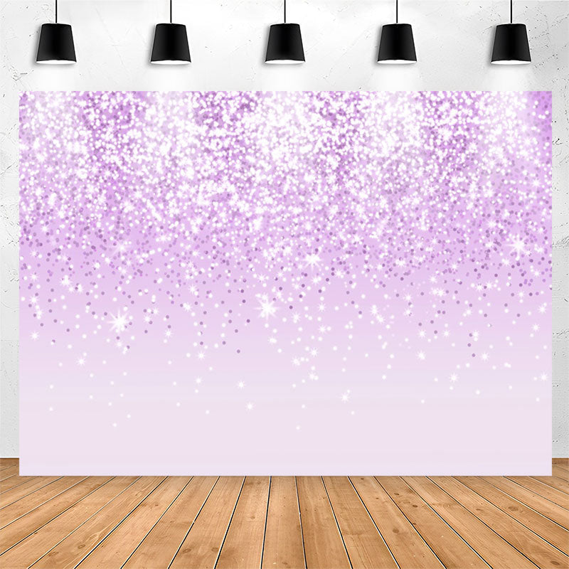 Lofaris Trendy Purple Glitter Light Bokeh Birthday Backdrop