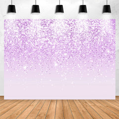 Lofaris Trendy Purple Glitter Light Bokeh Birthday Backdrop