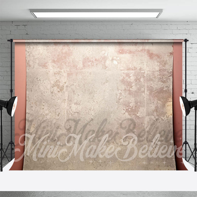 Lofaris Trim Salmon Pink White Cream Retro Wall Backdrop