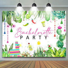 Lofaris Tropical Plants Cactus Bachelorette Party Backdrop