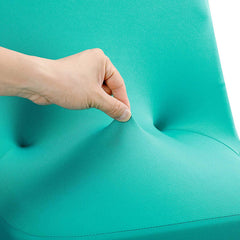 Lofaris Turquoise Stretch Spandex Banquet Folding Chair Cover