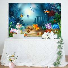 Lofaris Under The Sea Theme Birthday Party Backdrop For Kids