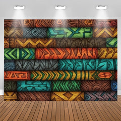 Lofaris Unique African Tribe Patterns Birthday Backdrop