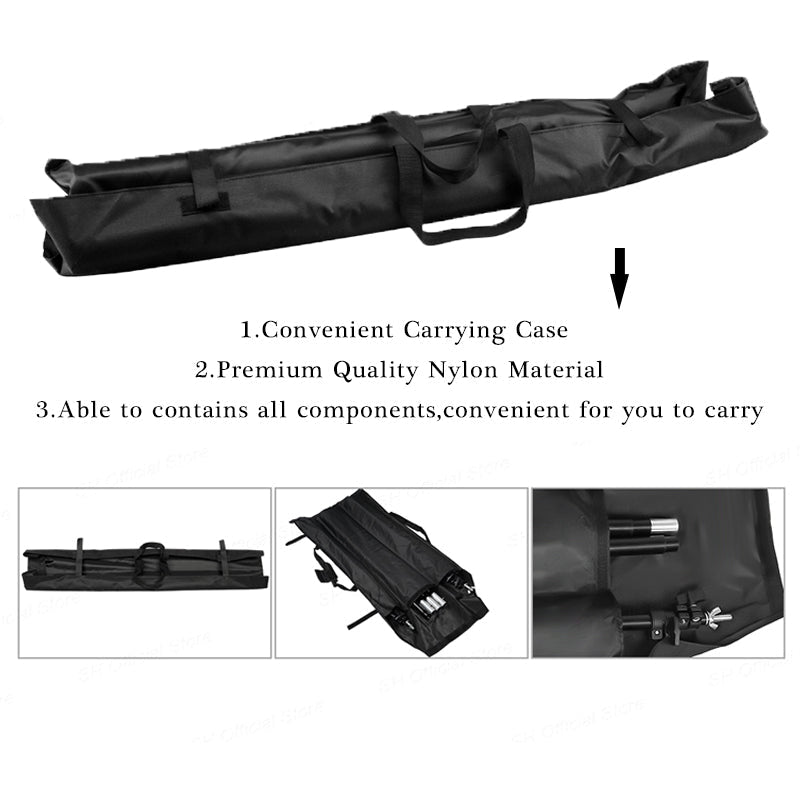 Lofaris Adjustable 6.5x6.5ft/2x2m Photo Backdrop Background Stand With Carry Bag