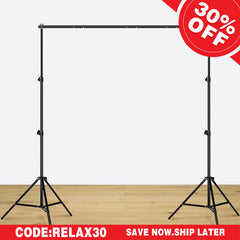 (7 Day Delivery) Adjustable 6.5x6.5ft Photo Backdrop Background Stand With Carry Bag
