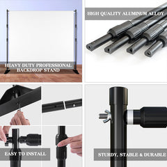Lofaris Plus Size Adjustable Step and Repeat Backdrop Banner Stand