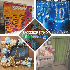 Lofaris Plus Size Adjustable Step and Repeat Backdrop Banner Stand