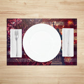 Lofaris Usa Flag Liberty Spark Vintage Set Of 4 Placemats