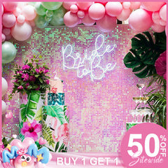 (7 Day Delivery) Gradient Pink Shimmer Wall Panels | Wedding Event Party Decorations