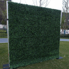 Lofaris Green Turf Cloth Simulation Plant Wall Party Backdrop