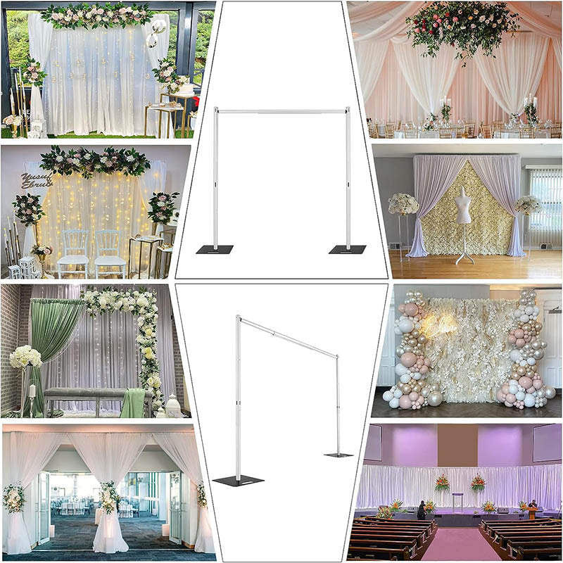 Lofaris Heavy Duty Adjustable Aluminum Backdrop Stand for Event