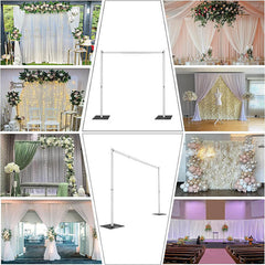 Lofaris Heavy Duty Adjustable Aluminum Backdrop Stand for Event
