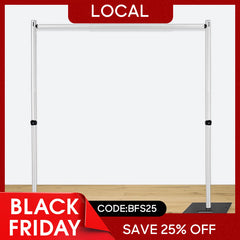 (7 Day Delivery) Heavy Duty Adjustable Aluminum Backdrop Stand for Event