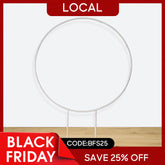 (7 Day Delivery) Party & Hoop Balloon Circle Loop Flower Arch Photo Booth Backdrop Stand