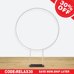 (7 Day Delivery) Party & Hoop Balloon Circle Loop Flower Arch Photo Booth Backdrop Stand