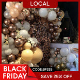 (7 Day Delivery) Rose Gold Shimmer Wall Panels Sequins Backdrop Banner