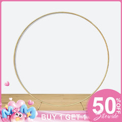 (7 Day Delivery) Round Metal Sturdy Backdrop Stand for Decoration