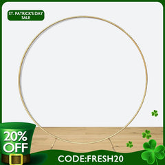 (7 Day Delivery) Round Metal Sturdy Backdrop Stand for Decoration