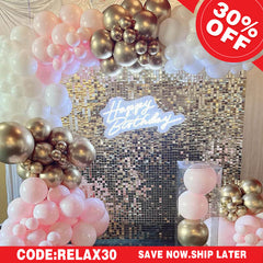 (7 Day Delivery) Silver Shimmer Wall Panels | Wedding Event Party Decorations