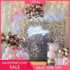 (7 Day Delivery) Silver Shimmer Wall Panels | Wedding Event Party Decorations