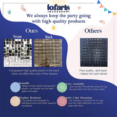 Lofaris Silver Shimmer Wall Panels | Wedding Event Party Decorations