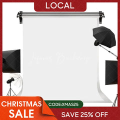 Lofaris (7 Day Delivery) Solid White Cloth Backdrop Portrait Photography