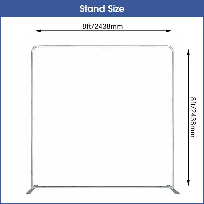 Lofaris (7 Day Delivery) Aluminum Square Straight Tension Backdrop Stand