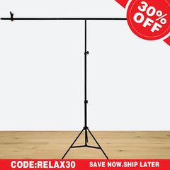 (7 Day Delivery) T-Shape Adjustable Backdrop Stand Support Frame