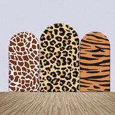 Lofaris Various Leopard Animals Fur Print Arch Backdrop Kit