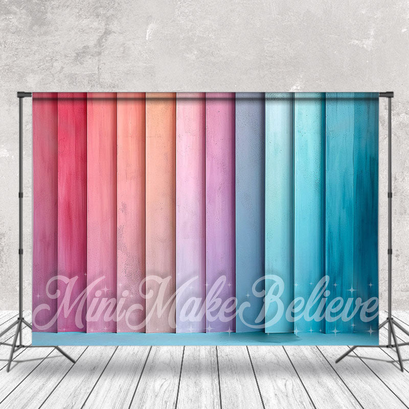 Lofaris Vertical Striped Color Wall Cake Smash Backdrop