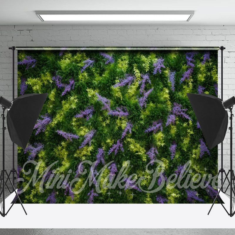 Lofaris Vibrant Lavender Greenery Plants Spring Backdrop