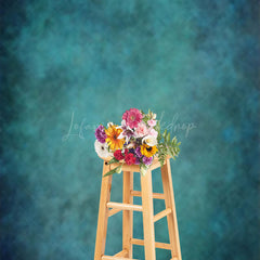 Lofaris Vintage Abstract Teal Texture Photography Backdrop